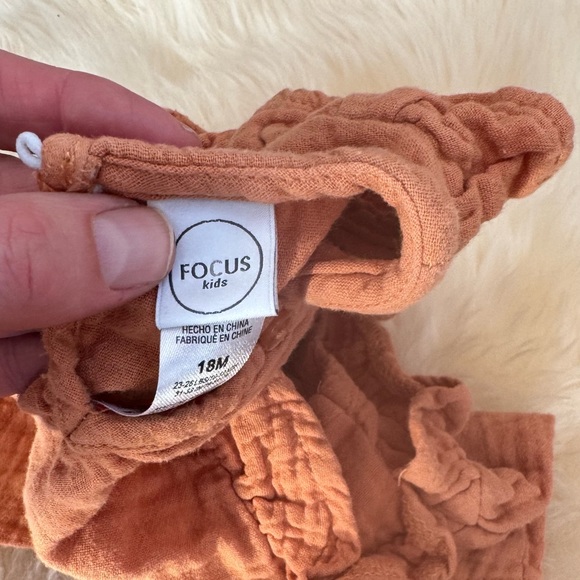 FOCUS KIDS 2 PIECE ORANGE SET 18 MONTHS - Picture 4 of 4